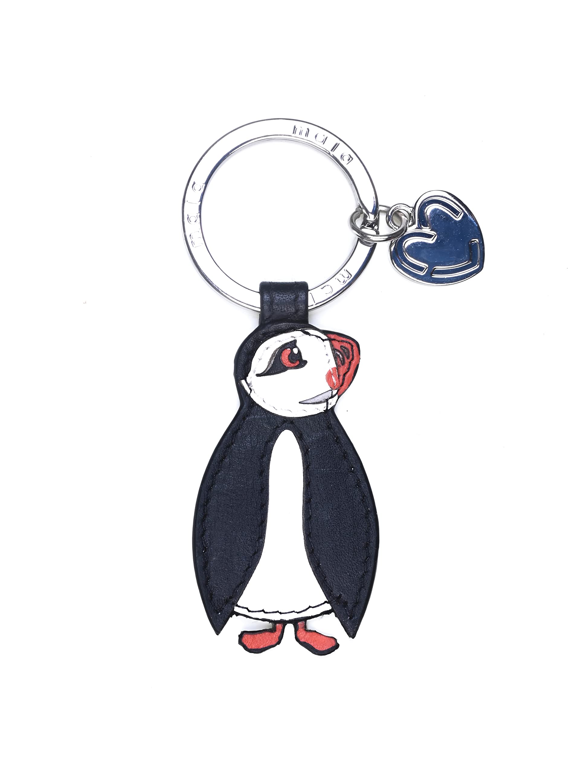 Mala Leather Lundi Puffin Keyring - 911-82