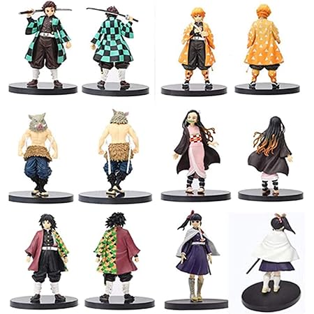 Amazon Co Jp 鬼滅の刃 グッズ きめつのやいば 炭治郎 禰豆子 かまど ねずこ 善逸 伊之助 義勇 フィギュアモデ ルの周りの手作りの装 飾品 6点セット Diy フィギュア鬼滅の刃 個人的なコレクションとギフトに最適 人気アニメ 誕生日 プレゼント ホビー