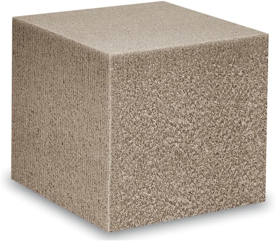 FloraCraft Floral Desert DryFōM Cube 7.9 Inch x 7.9 Inch x 7.9 Inch Brown