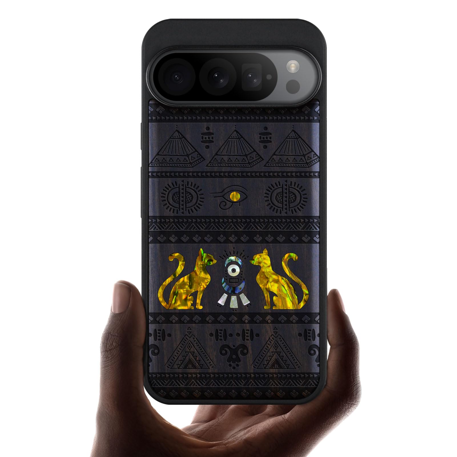 Protégez le Pixel 9 Pro XL avec cette coque antichoc en bois véritable
