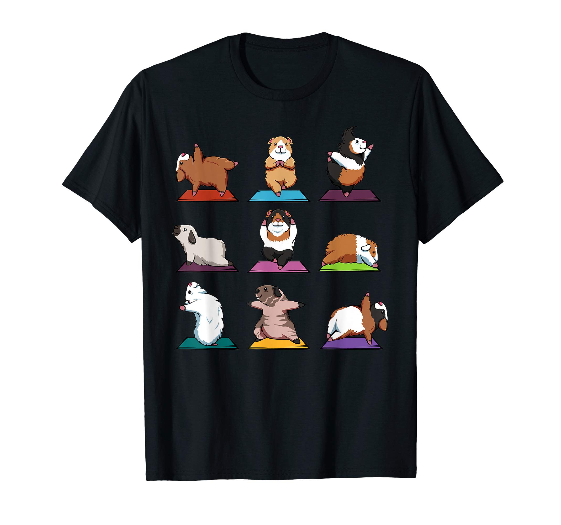 Funny Guinea Pig Yoga Position Pose Gift TeesGuinea Pig Yoga Position Meditation Pose Workout Zen Gift T-Shirt