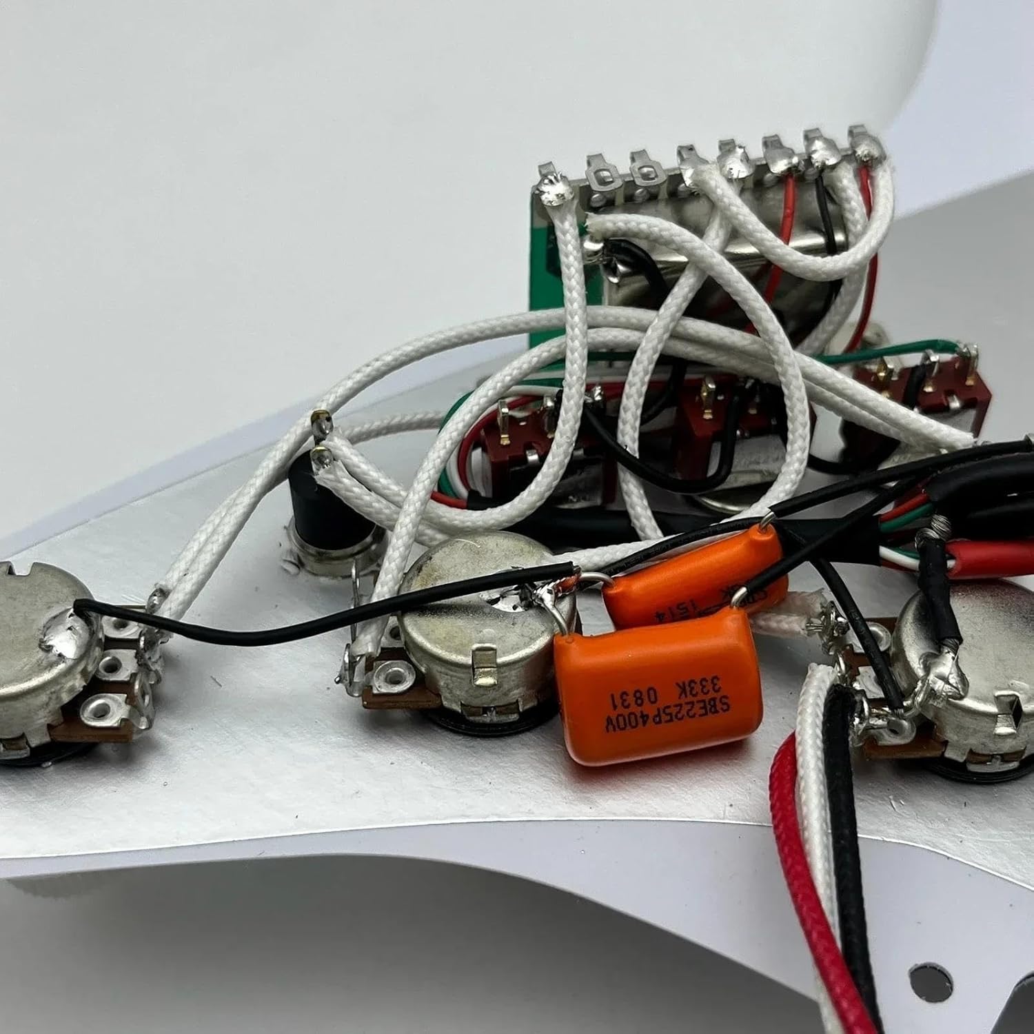 ハムバッカーピックガード 配線済み HHH ギターピックガード ST エレキ