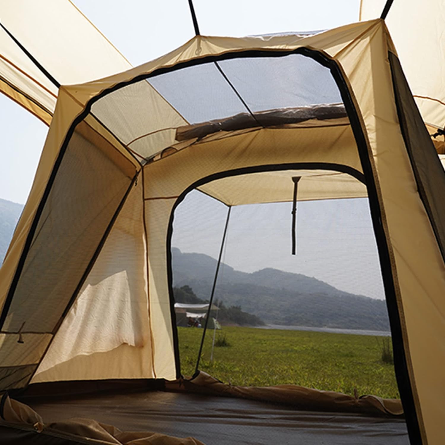 Camping Tent,Car Tent Attachment for Camping Up to 68 Person