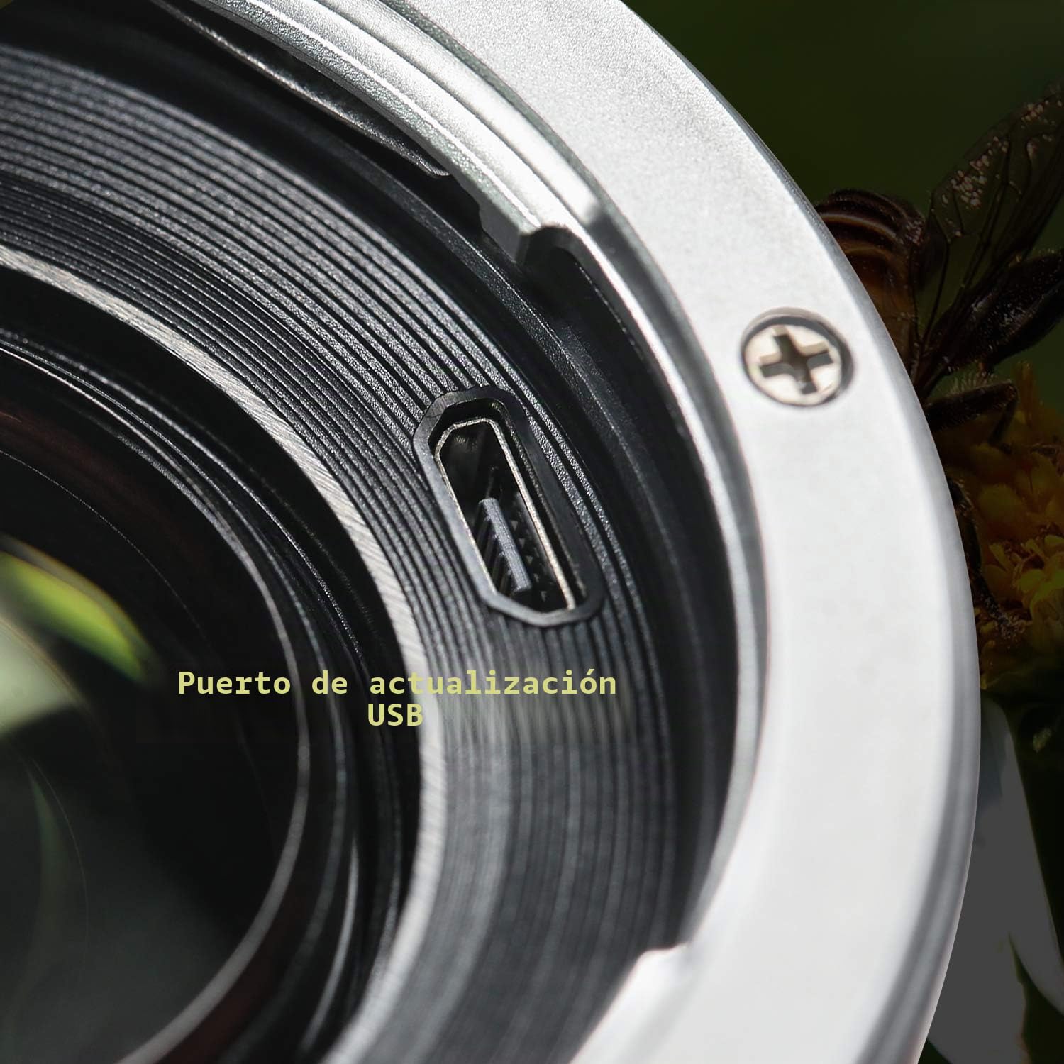 EF-EOS M2 - Adaptador de Lente de Enfoque automático Compatible con Canon Lente de Serie EF a cámara de Montaje EF-M CAN0N EOS M M2 M3 M5 M6 M10 M50 M100 M200