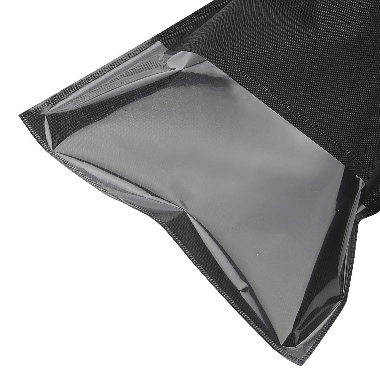 30 Stück Reise Schuhbeutel mit Kordelzug, 44 x 32 cm große Schuhbeutel mit Sichtfenster, Schuh Aufbewahrungstasche, Schwarz Stoff Schuhtasche für Reisen Zuhause