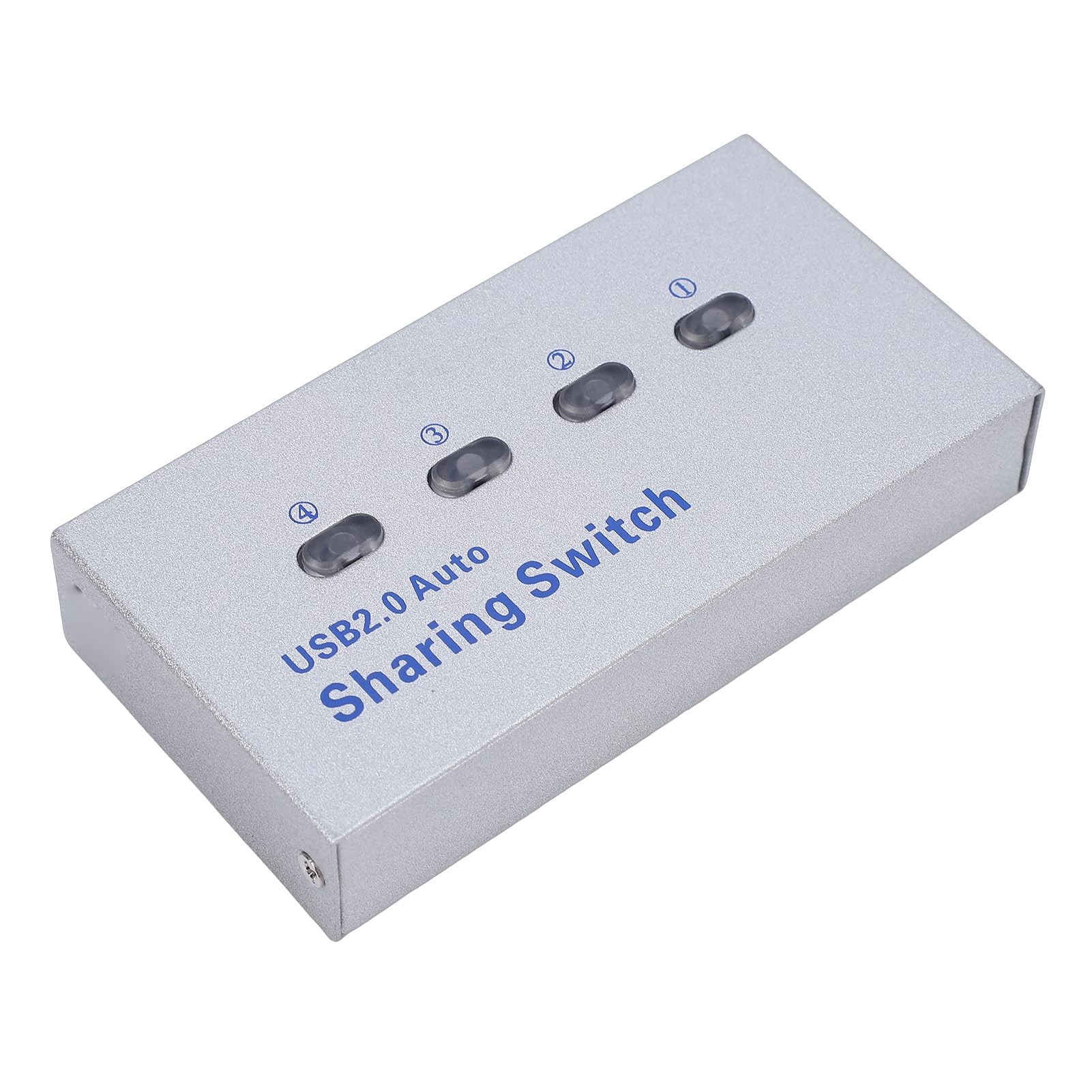 Annadue USB 2.0-Drucker-Sharing-Switch, 4 Computer Teilen Sich 1 Drucker-Switcher, Automatische Plug-and-Play-Umschaltung, Hochgeschwindigkeits-Datenübertragung für das