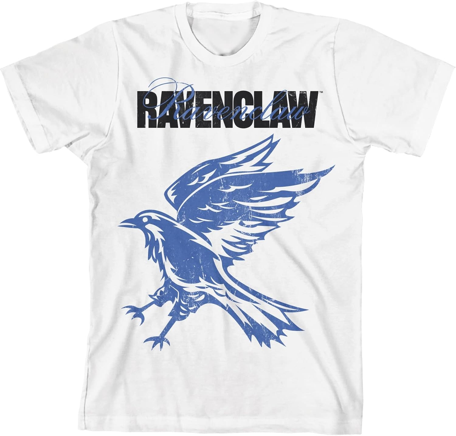 Harry Potter Ravenclaw Grunge Texture White T-Shirt Toddler Boy to Youth Boy