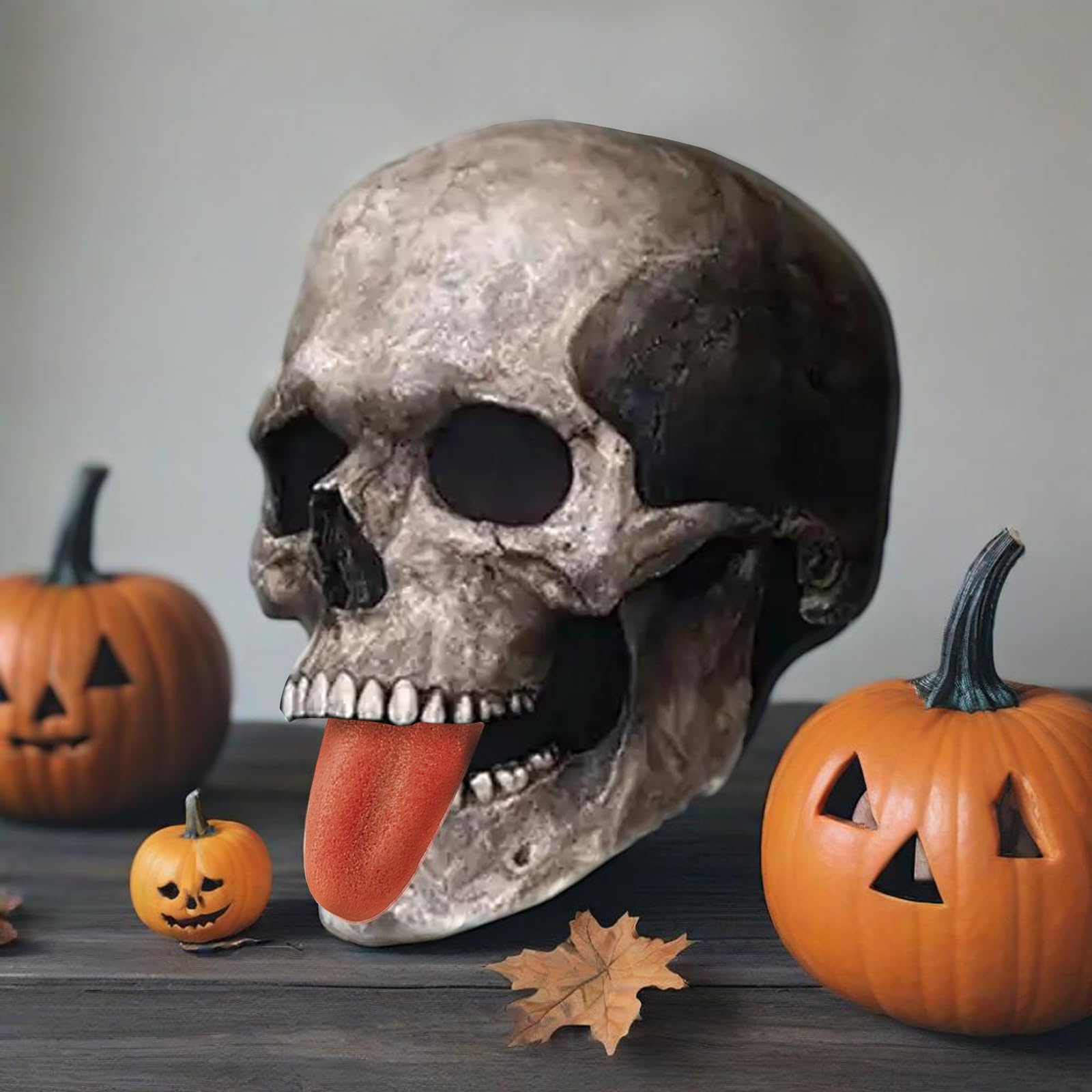 Lengua falsa de Halloween, lengua falsa horrible, trucos de lengua, juguetes de lengua, trucos de utilería, lengua falsa realista, 10 unidades 4