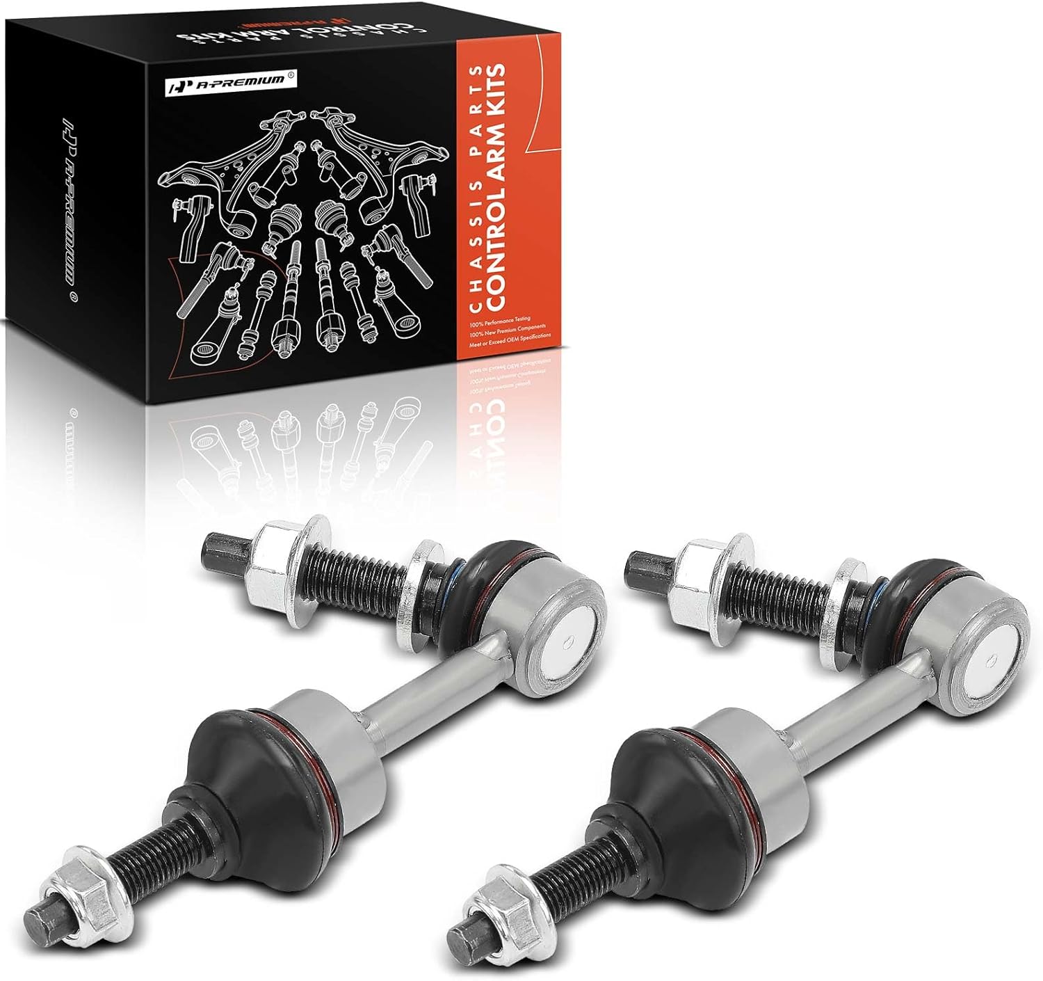 A-Premium 2 x Front Sway Bar Links Stabilizer Bar Links, Compatible with Chevrolet Tahoe, Suburban & GMC Yukon & Cadillac Escalade, 2021 2022 2023