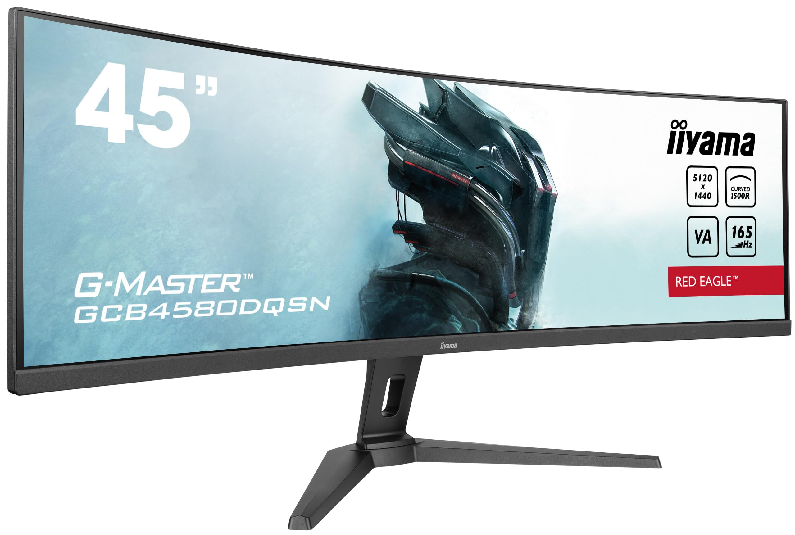 iiyama G-Master Red Eagle Curved monitor komputerowy 114,3 cm (45") 5120 x 1440 pikseli Dual QHD LED Czarny
