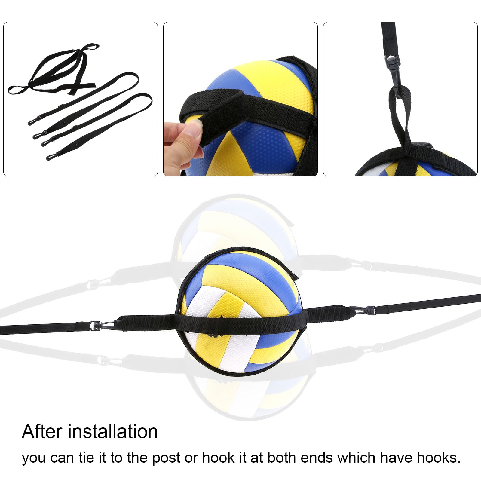 1 set da 21 cm di diametro, flessibile e resistente all'usura, attrezzatura da pallavolo per allenarsi, sistema di allenamento con punte da pallavolo, sistema di allenamento con punte in