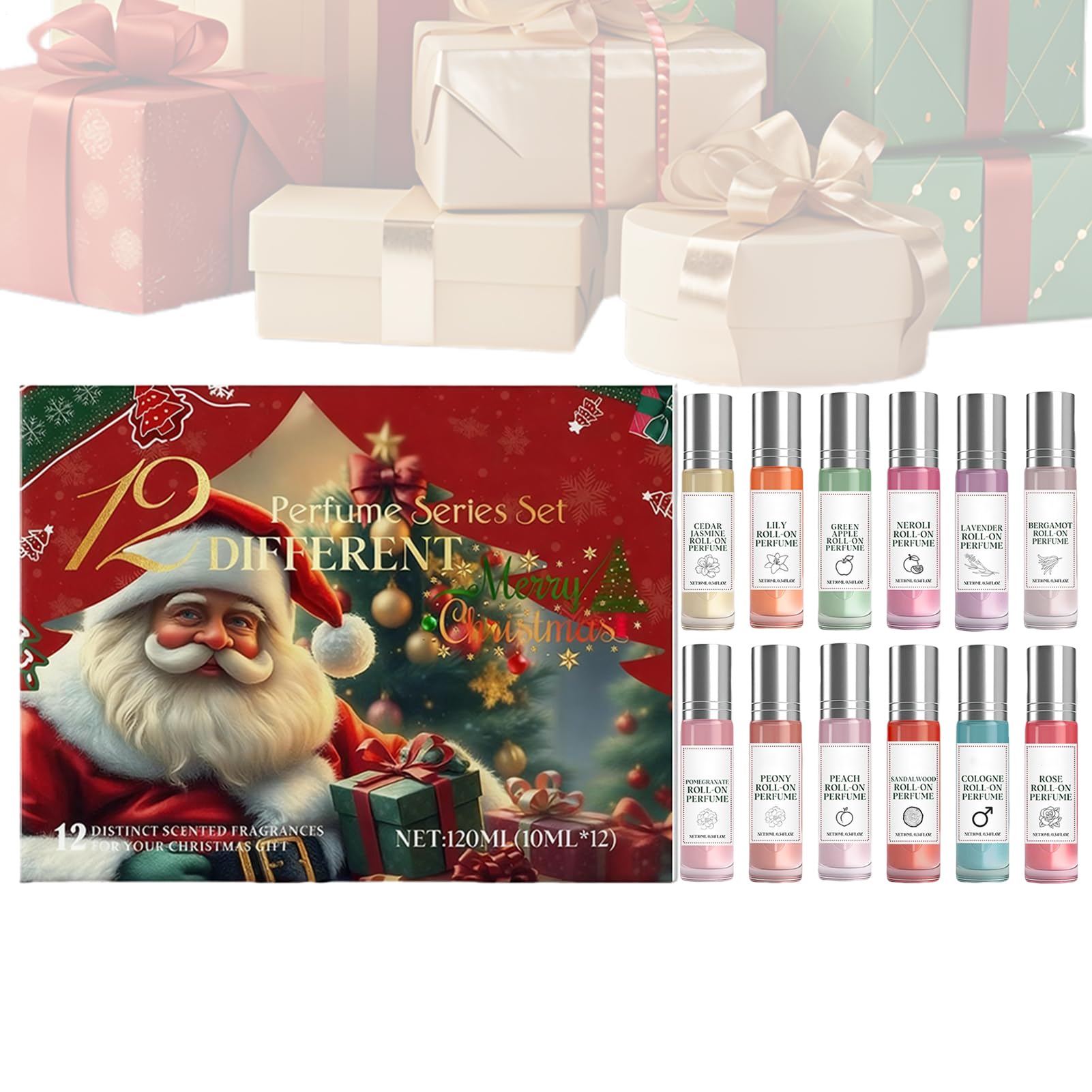 Perfumy Bożonarodzeniowe Dla Kobiet 12 Sztuk Długotrwały Zapach