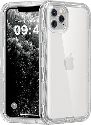 Miniatura 62 de Funda para iPhone 11 Pro Max, resistente a los golpes, protección contra caídas, funda protectora transparente de doble capa compatible con iPhone
