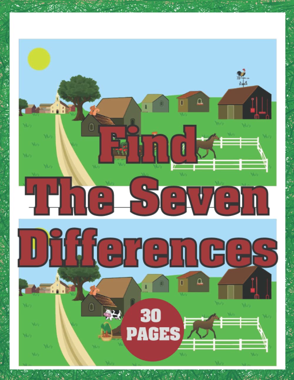 Buy Find The Seven Differences Puzzle Game Activity Book find