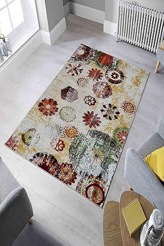 Miniatura 1 de LaModaHome Alfombra antideslizante  Alfombra de área antideslizante  Alfombra suave lavable a máquina para dormitorio, interior y exterior,