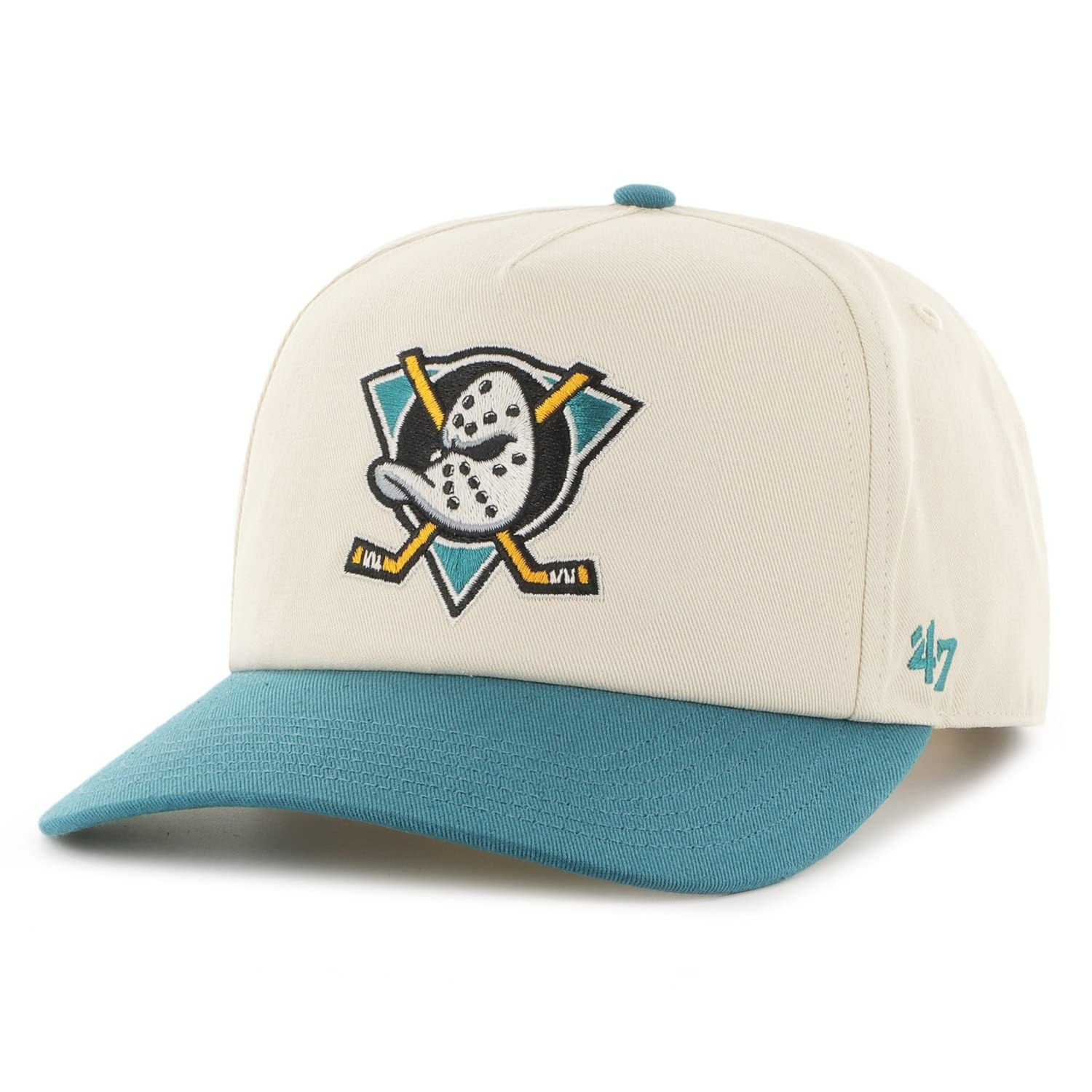 47 Brand Snapback Captain Cap - NANTASKET Anaheim Ducks Natural