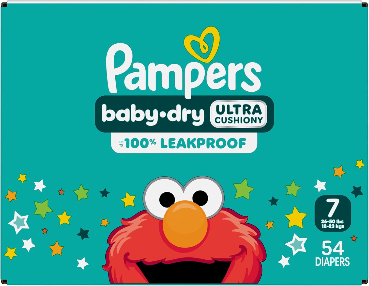 Pampers Diapers - Baby Dry - Size 7, 54 Count, Absorbent Disposable Infant Diaper (Packaging May Vary) - Image 12