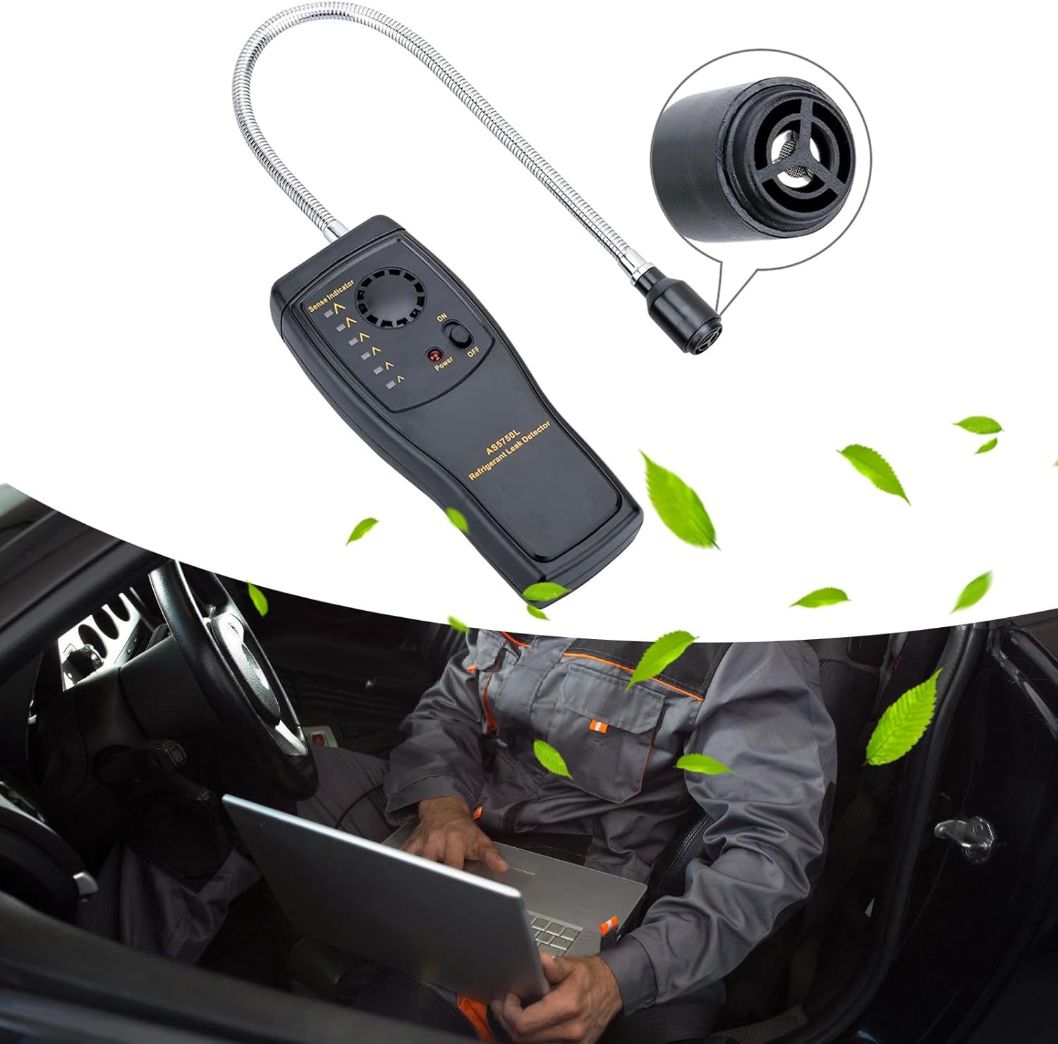 Multifunctional Detector Suitable for Car Air Conditioning Refrigerants Leak Detection with Easy Maintenance Refrigerants Leak Tester