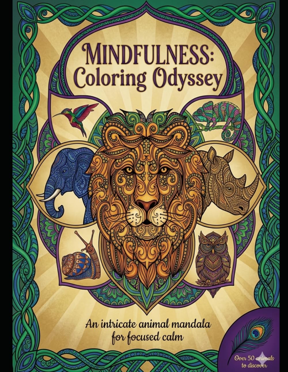 MINDFULNESS: Coloring Odyssey (Mandala Coloring Book)
