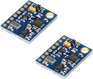 JESSINIE 2pcs GY-86 10DOF MS5611 HMC5883L MPU6050 Module MWC Flight Control Sensor Module Acceleration Magnetic Field Pressure Sensor Module