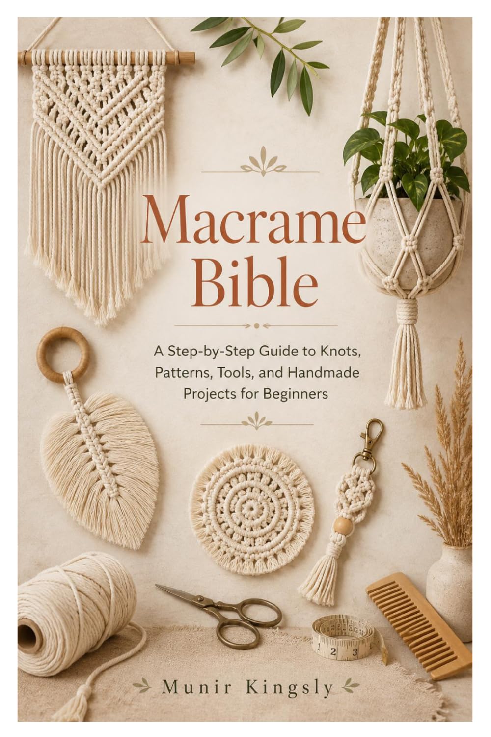 Macrame Bible: A Step-by-Step Guide to Knots, Patterns, Tools, and Handmade Projects for Beginners