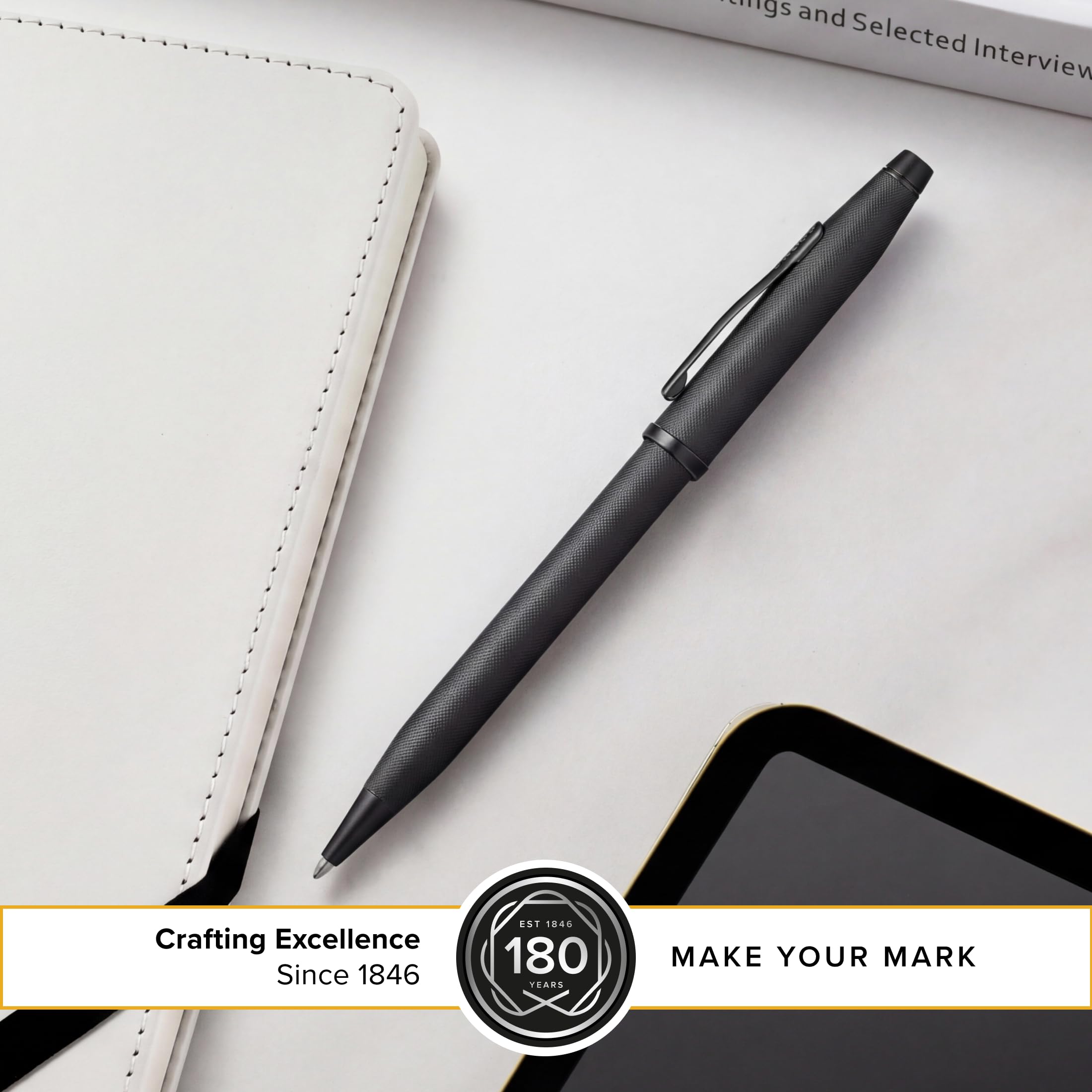 Amazon.com : Cross Century II Black PVD Micro-knurl Ballpoint Pen