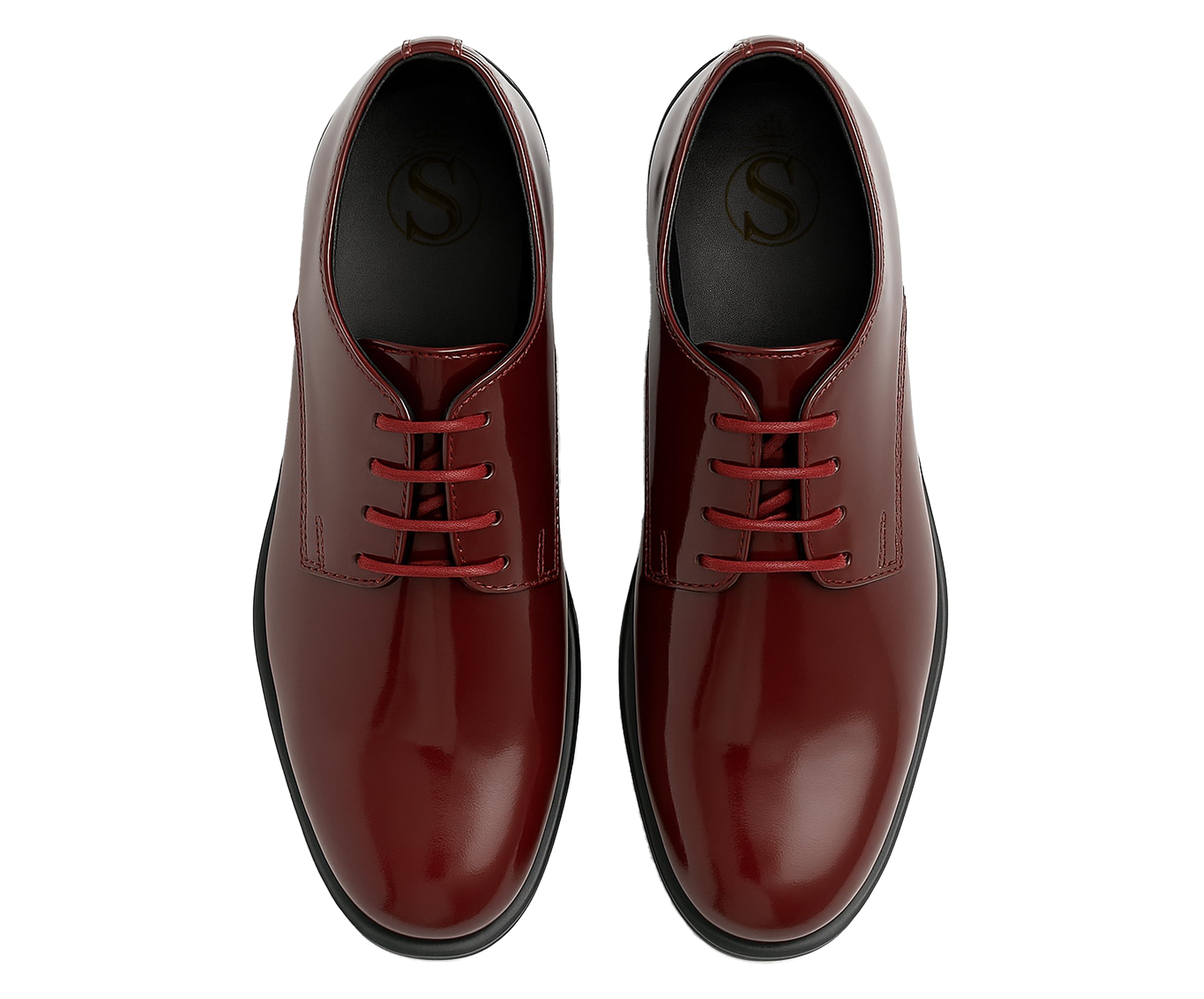 SIRRI Chłopięce Derby Patent Formalne Buty Do Sukienki Sznurowane Obuwie Ślubne