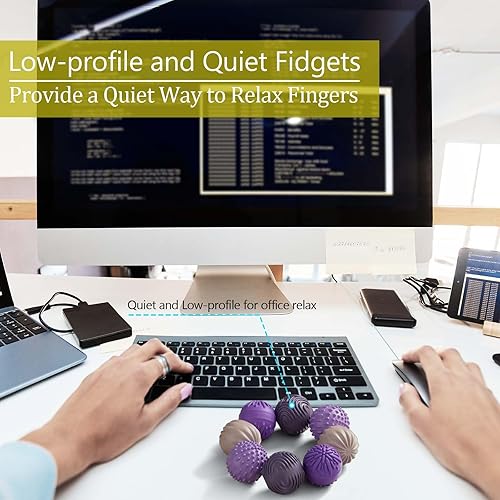 Miniatura 26 de Bolas magnéticas de silicona para adultos y adolescentes, 4 juguetes sensoriales para aliviar el estrés para autismo, TDAH, ansiedad, artilugios