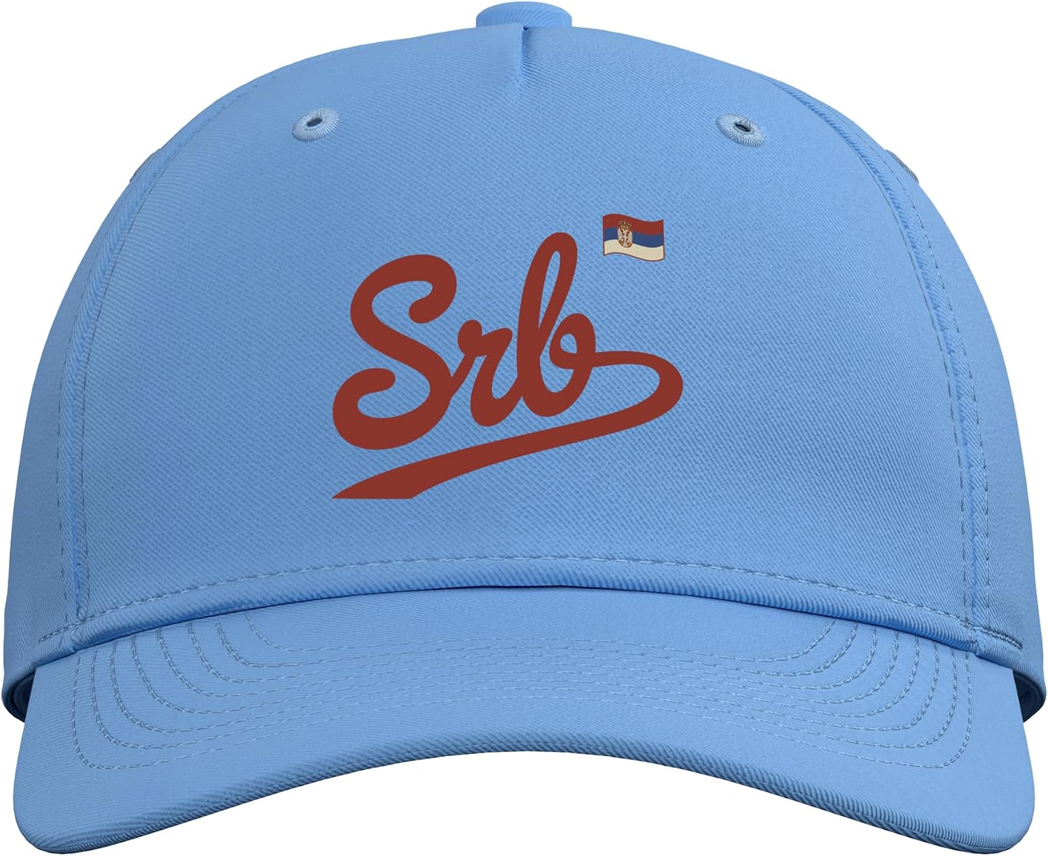 Serbia Vintage Script Fan Adjustable Baseball Hat
