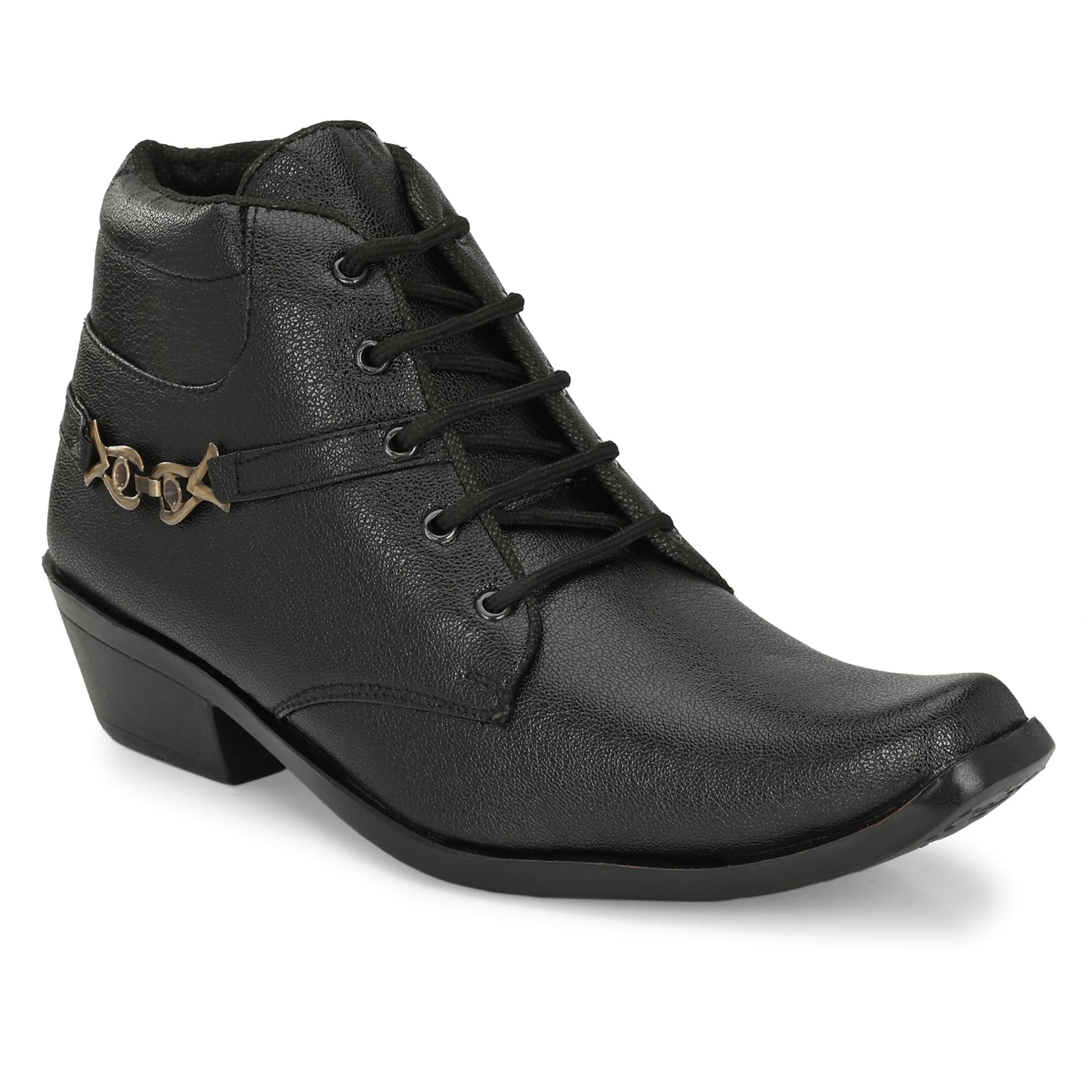 Karaddi Mens BLack Ankle Boots/Formal Shoes (B07YLVNHFS) Amazon Price History, Amazon Price Tracker