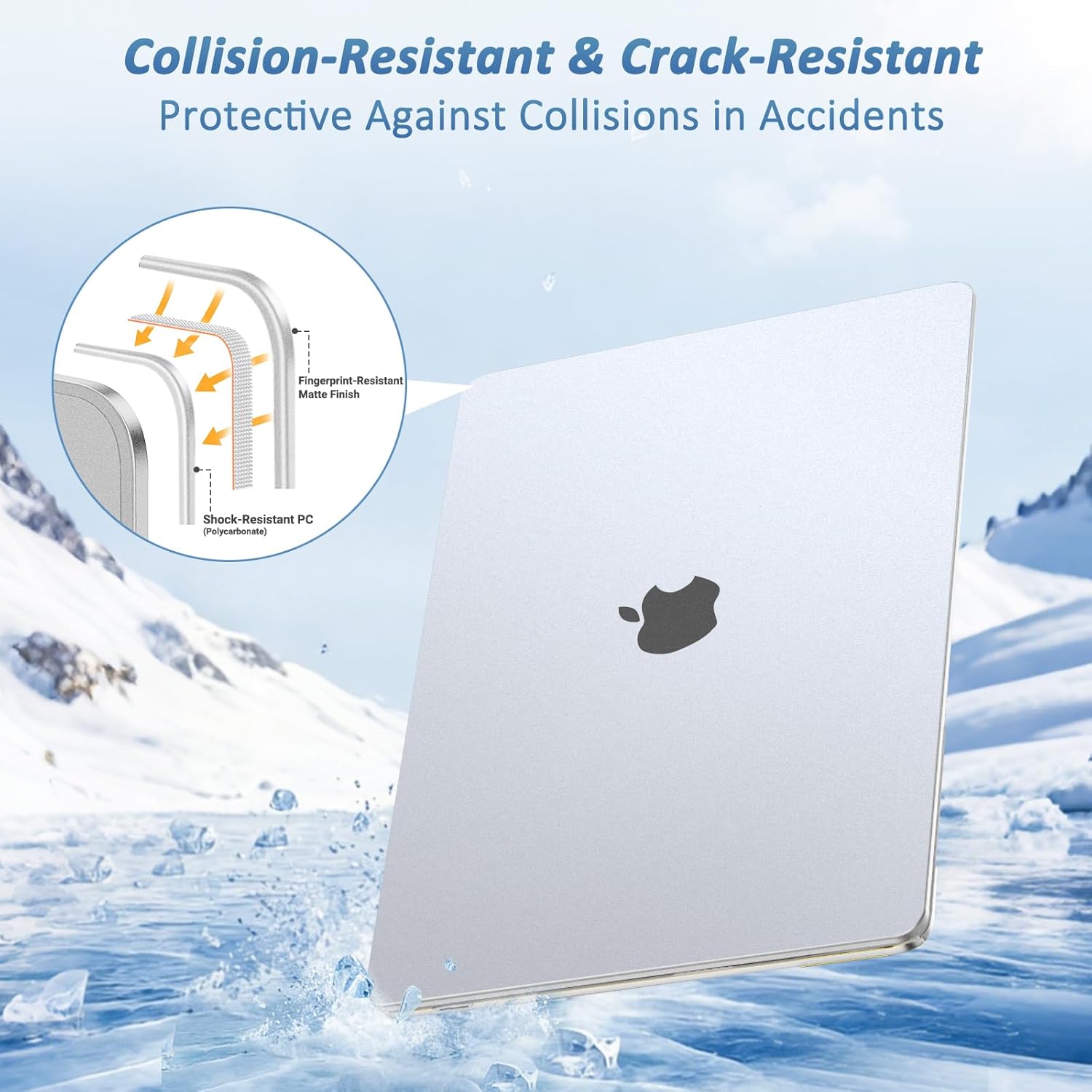 MOSISO Compatible with MacBook Neo Case 13 inch 2026 Release Model A3404, Precision-Matched to Laptop Color, 4 in 1 Kit Ultra-Thin Crack&Fingerprint Resistant Protective Hard Shell Cover, Matte Clear