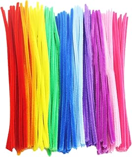 100 PCS Multiple Colored Twisting Rod DIY Set Wave Twisting Sticks for Educational Art Projectses Thicken Crafts Sticks for Creatives DIY Crafts Funs Activities (10 Color)