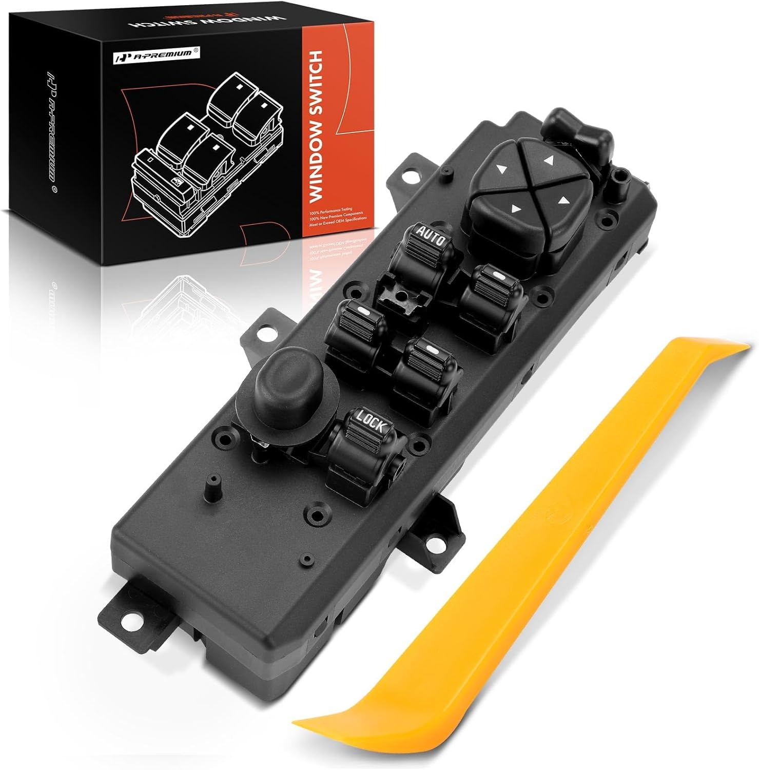 A-Premium Master Power Window Switch Compatible with Jeep Grand Cherokee 1999-2004, 30 Pins, Front Left Driver Side