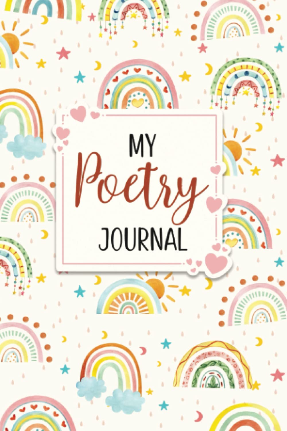 My Poetry Journal: Blank Poetry Book For Kids Girls Teens To Write In