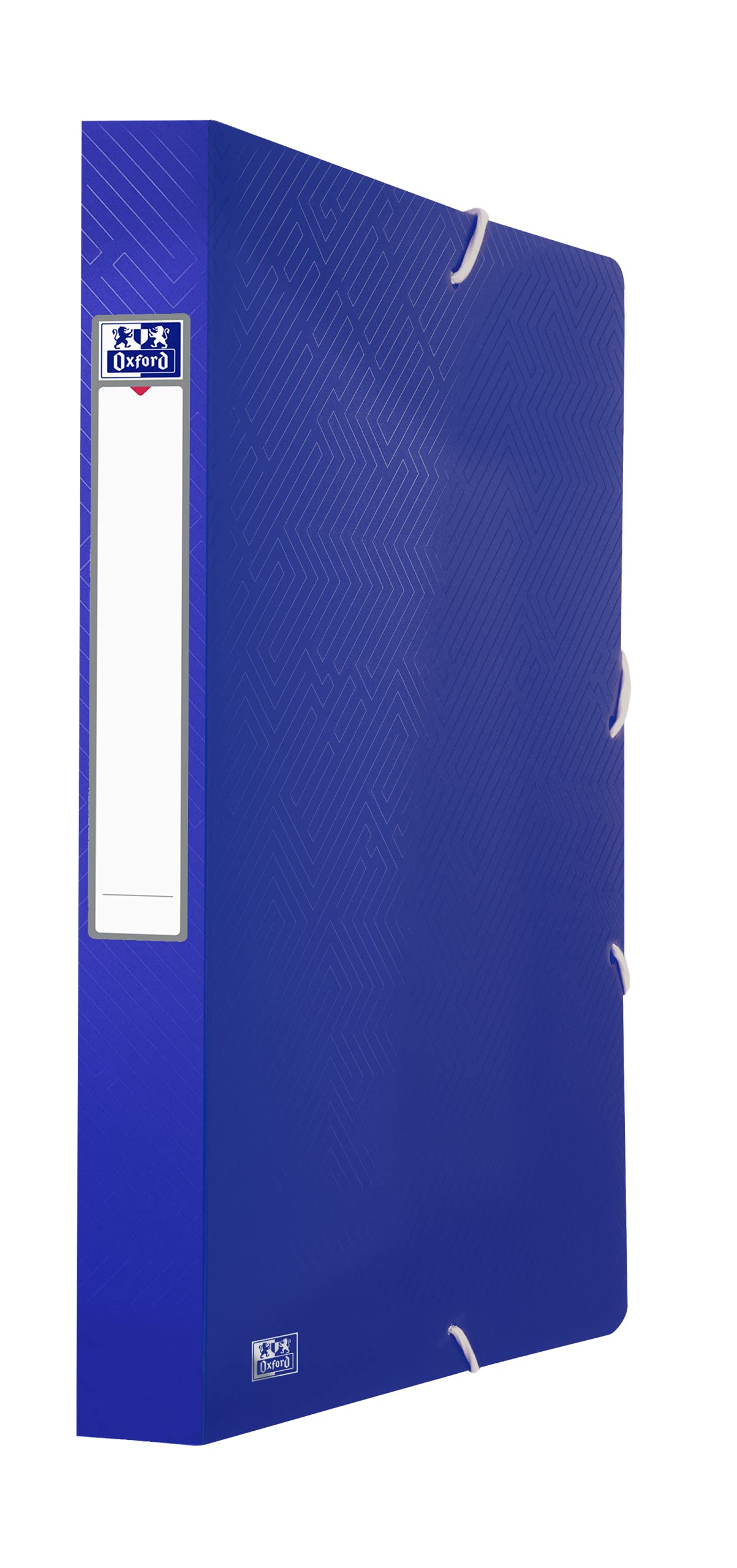 Oxford Sammelbox A4, Rücken 4 cm, transparenter Kunststoff, 8 Farben, 10 Stück