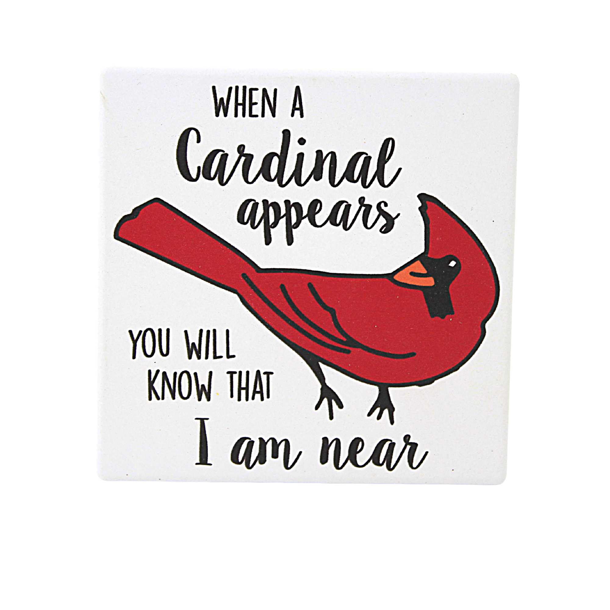 Dessous de verre Our Name is Mud Cardinal le cadeau de crémaillère idéal
