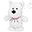 Hopearl Talking Singing Westie with Pink Bib Repeats What You Say Dog Walking Puppy Electric Interactive Animated Toy Speaking Plush Buddy Gifts for Toddlers, White, 9\'\'