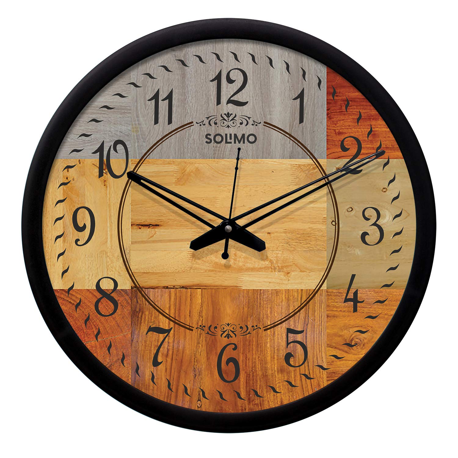 Buy Amazon Brand Solimo 12inch Contemporary Plastic & Glass Wall