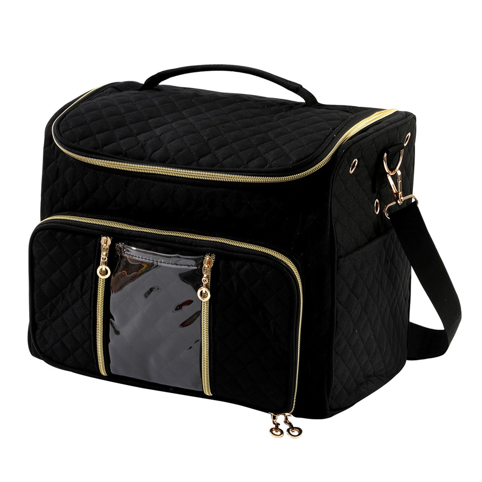 Msioytog Hanging Craft Bag for Yarn Storage Resistant Designs with Spacious Pockets and Practical Oxfords Cloth Hanging Yarn Storage Bag