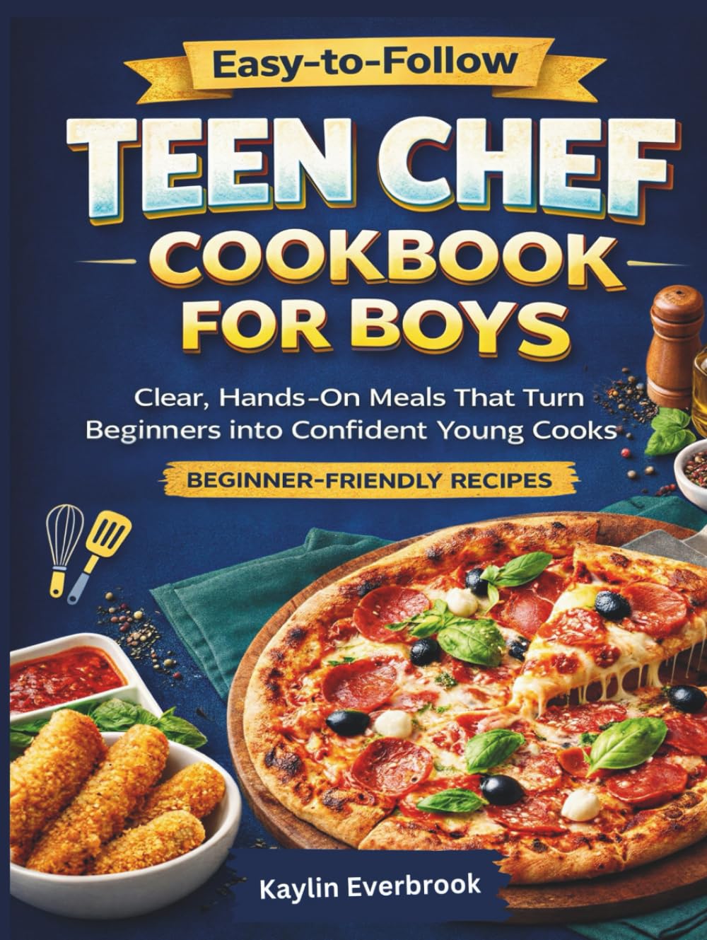 Easy-to-Follow Teen Chef Cookbook For Boys: Clear, Hands-On Meals That Turn Beginners into Confident Young Cooks