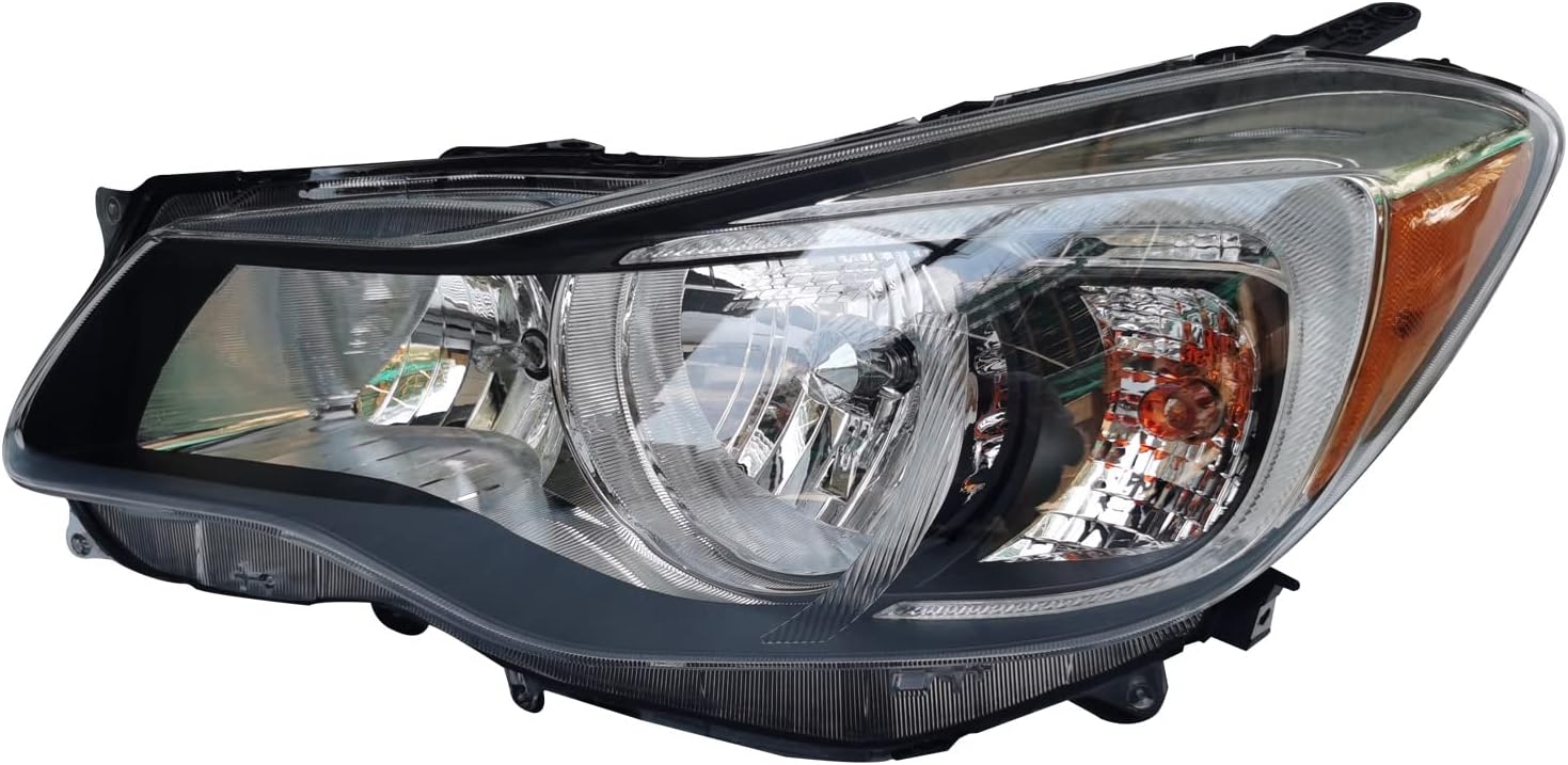 Front Headlight for 2015 2016 Subaru Impreza Halogen Headlight, 84001FJ330, SU2502155 Front Headlamp Automotive Replacement Assembly (Left Side)