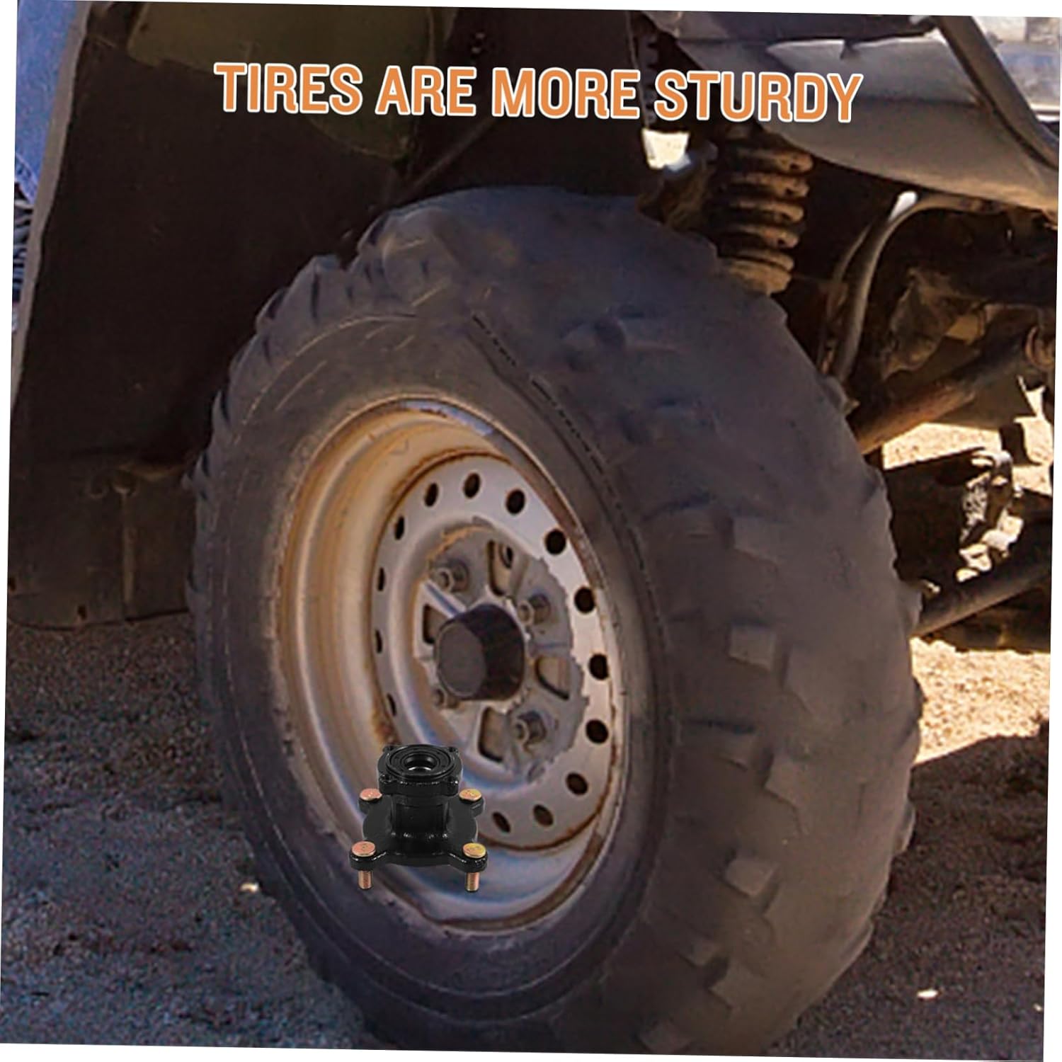 Front Wheel Hub Design for Atv Spacing Easy Installation Enhanced Stability Compatible Various Tire