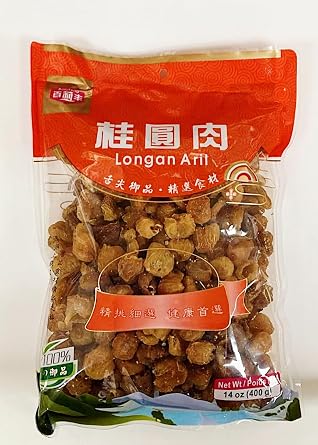 Longan Aril Dried Longan Fruit, Premium Quality, 14 oz 400g