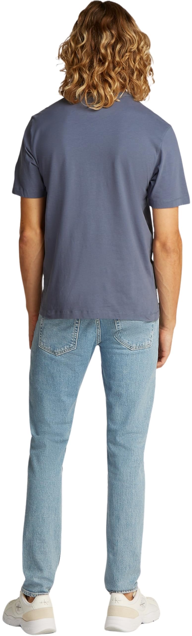 Calvin Klein Top in Maglia a Maniche Corte Uomo