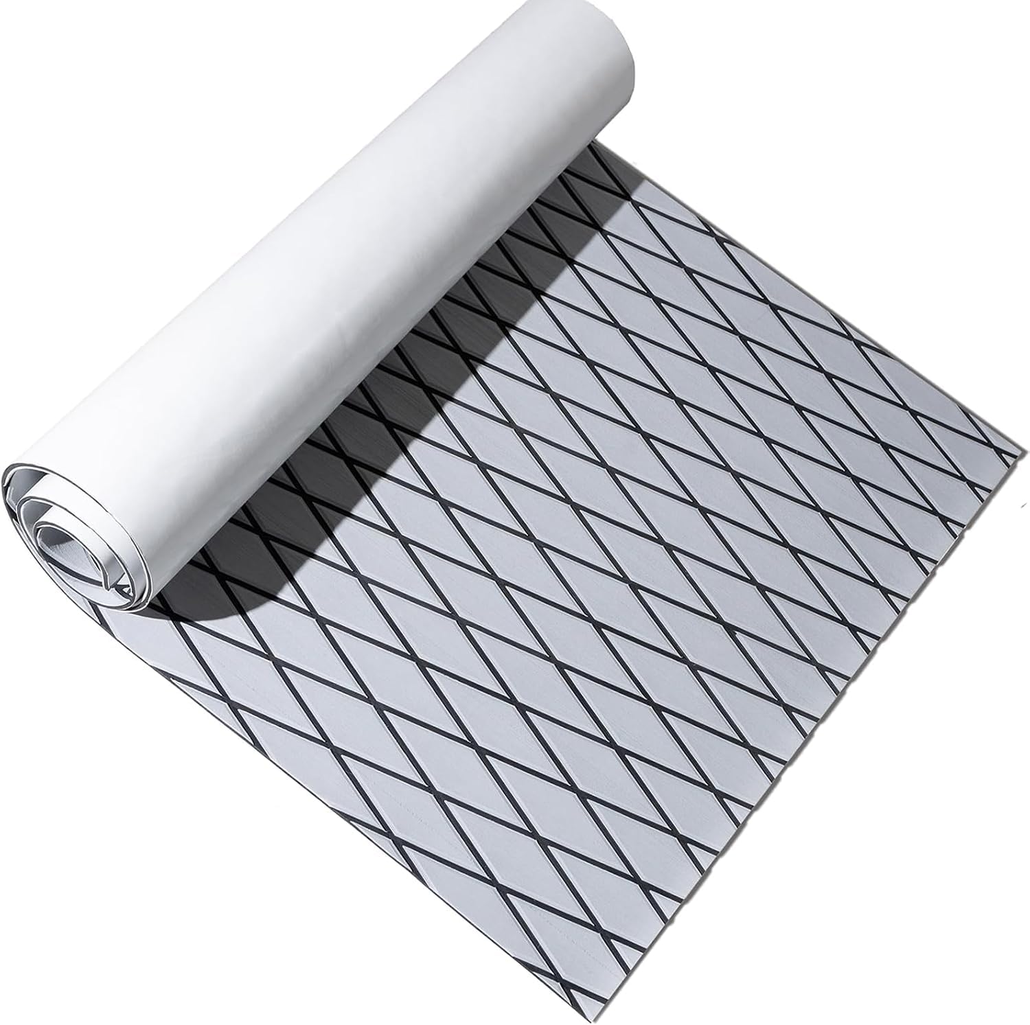 XAZLBIW EVA Foam Boat Decking - Self-Adhesive Marine Mat for Motorboat, Yacht, Kayak, and RV Flooring