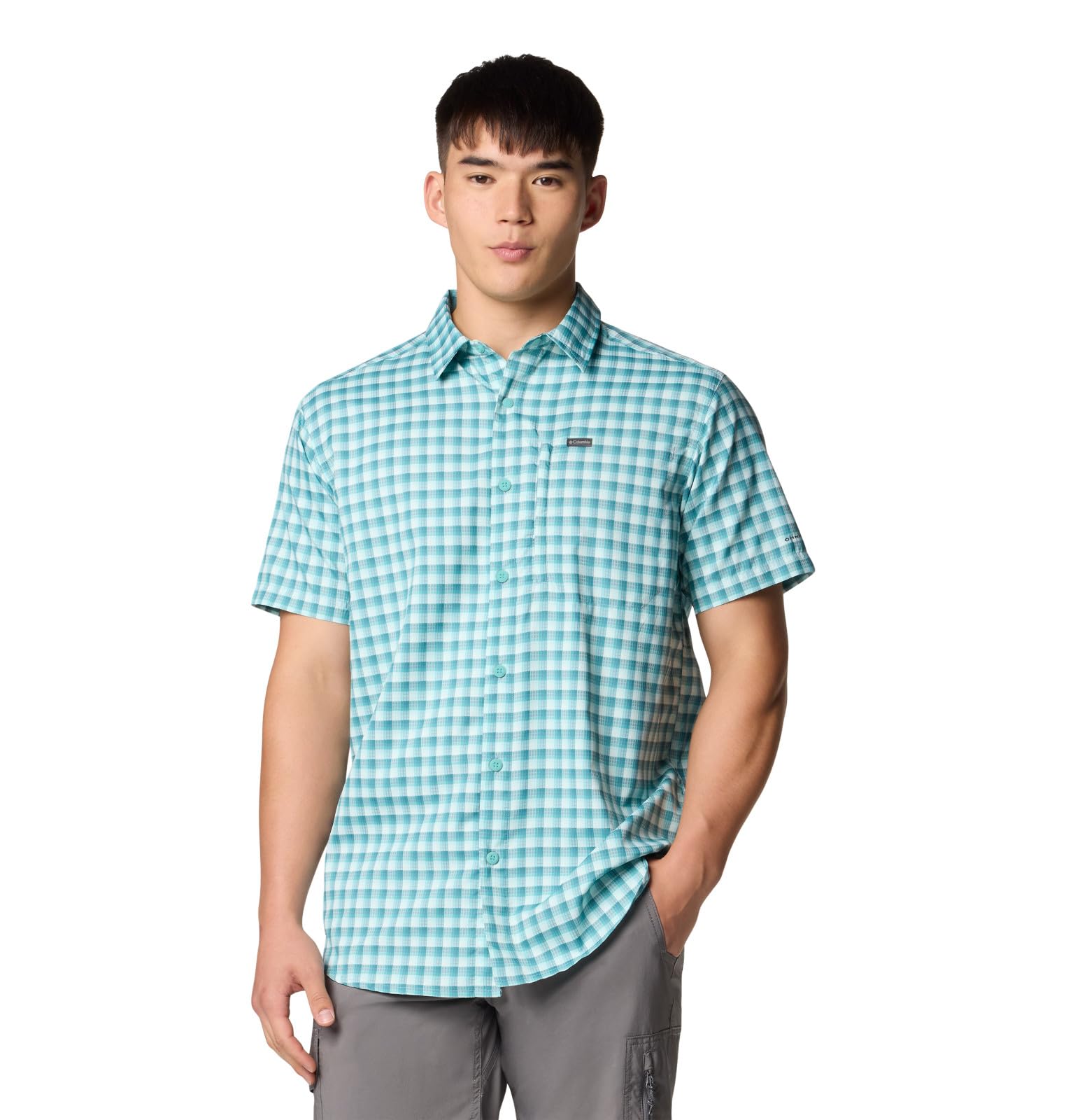 Columbia Silver Ridge Utility Lite Novelty Short Sleeve Camiseta para Senderismo para Hombre
