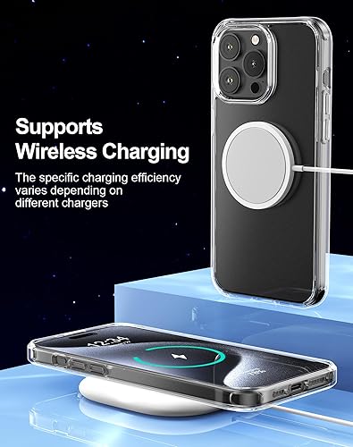 Miniatura 6 de Eastcoo Funda transparente de ajuste delgado para iPhone 15 Pro de 6.1 pulgadas con 2 protectores de pantalla de vidrio templado + 1 protector de