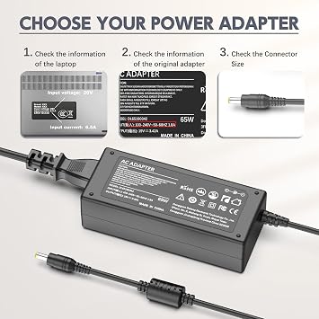 65W Laptop Charger Compatible with Acer Aspire 5 3 Series A515-43, A515-51, A514-52, A515-54, A315-41, A315-53, A114-32, A315-51, A315-32, A115-31, A114-32, A315-21, A315-31 Power Supply Adapter