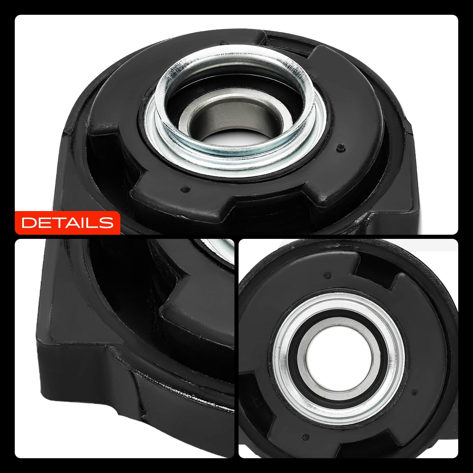 Frankberg Palier central d'arbre de transmission Avec roulement à billes Compatible avec Pick-up D21 2.4L 1985-1998 Pick-up D22 2.4L 1998-2005 Remplacer# 3752132G25