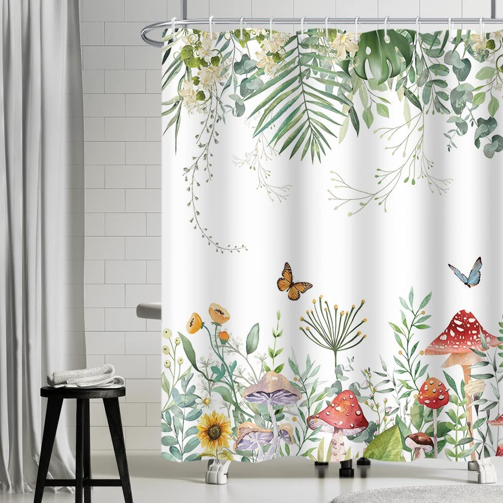 Uiiooazy Sage Green Shower Curtain - Image 4